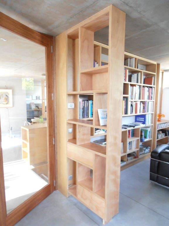 Bibliothèque bois
