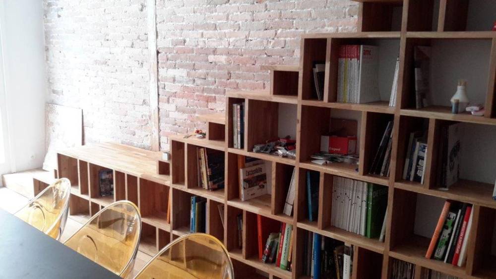 Bibliothèque bois